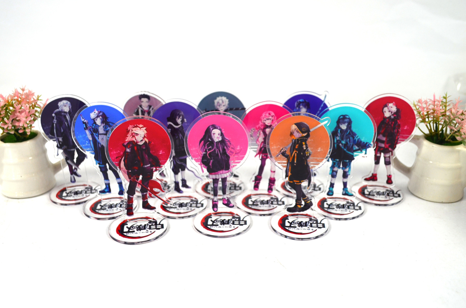 Demon slayer kimets anime standing plate10cm