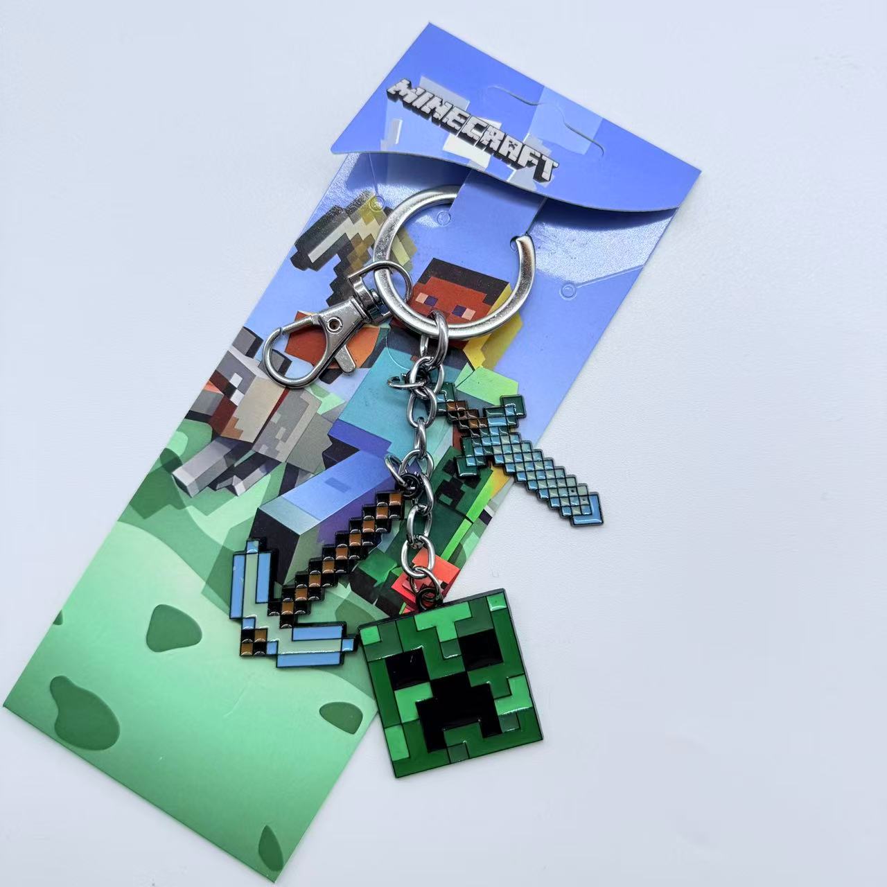 Minecraft anime keychain
