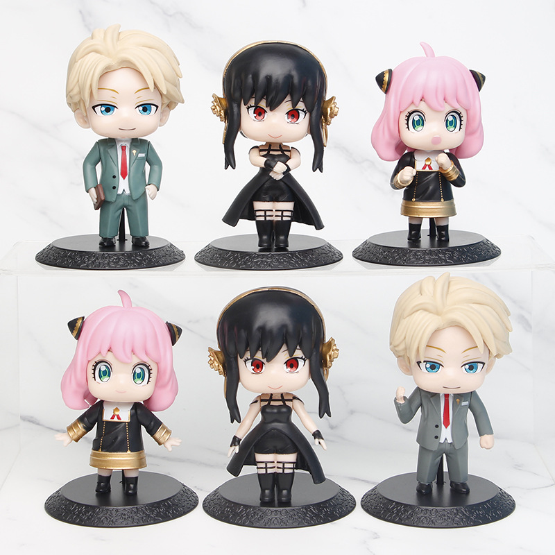 SPY×FAMILY anime figure 10cm 6pcs a set in bags