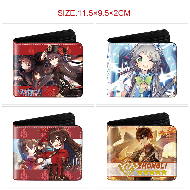 Genshin Impact anime wallet