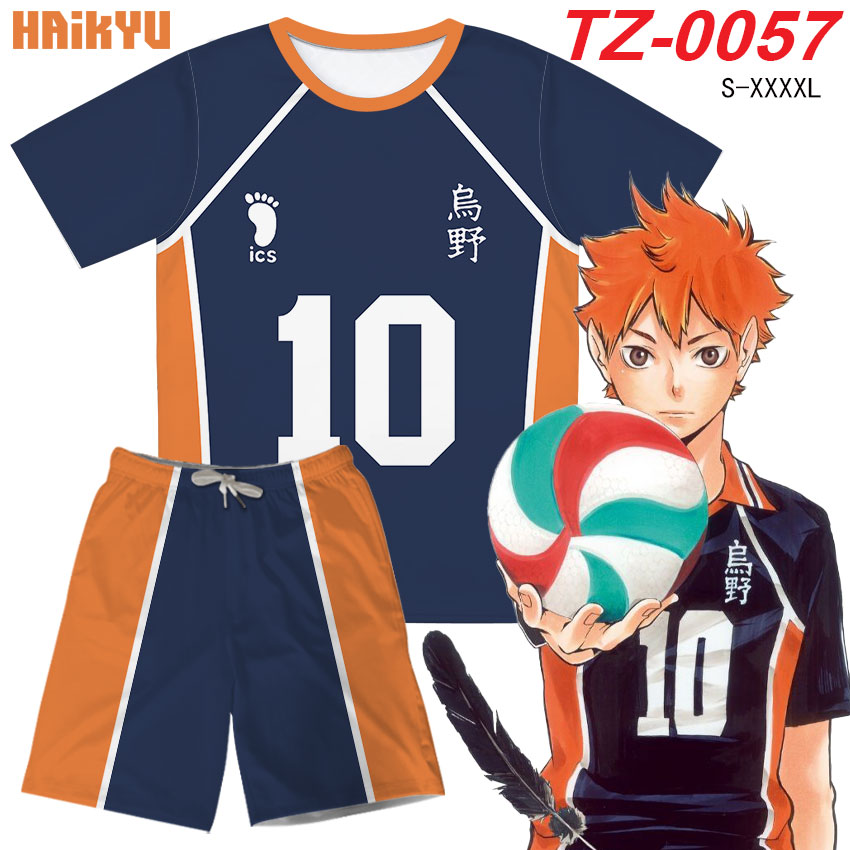 Haikyuu anime T-shirt+shorts