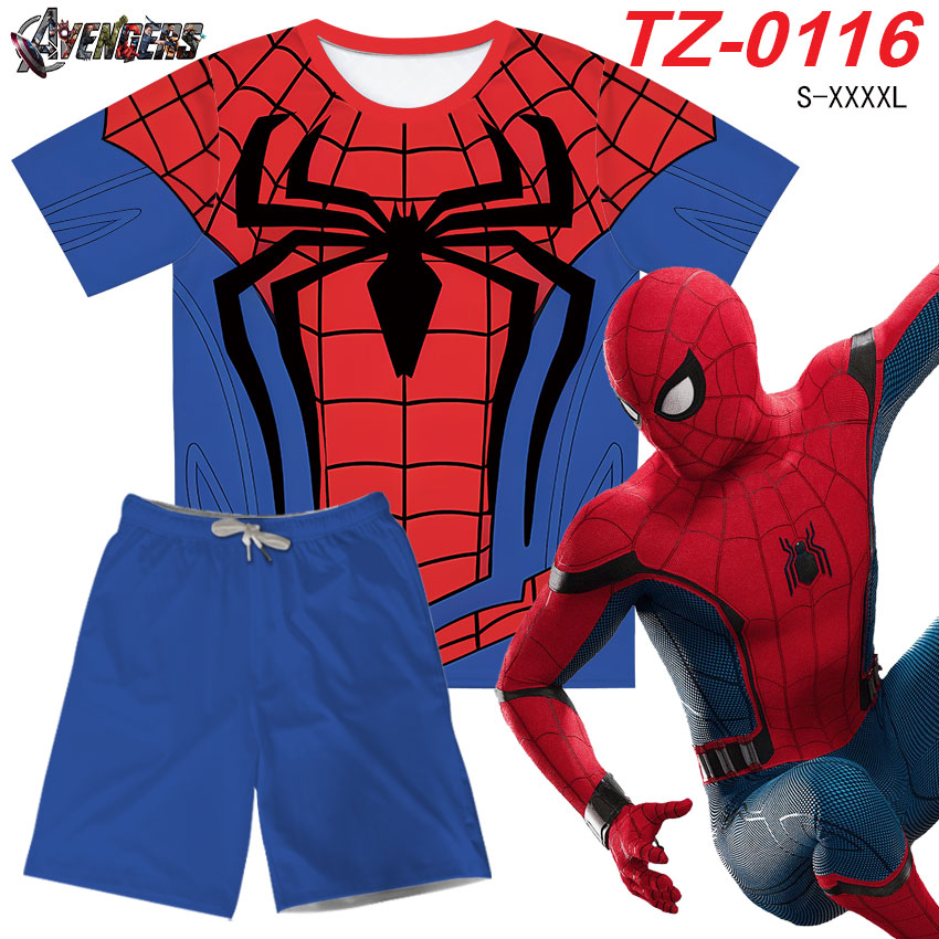 Avengers anime T-shirt+shorts