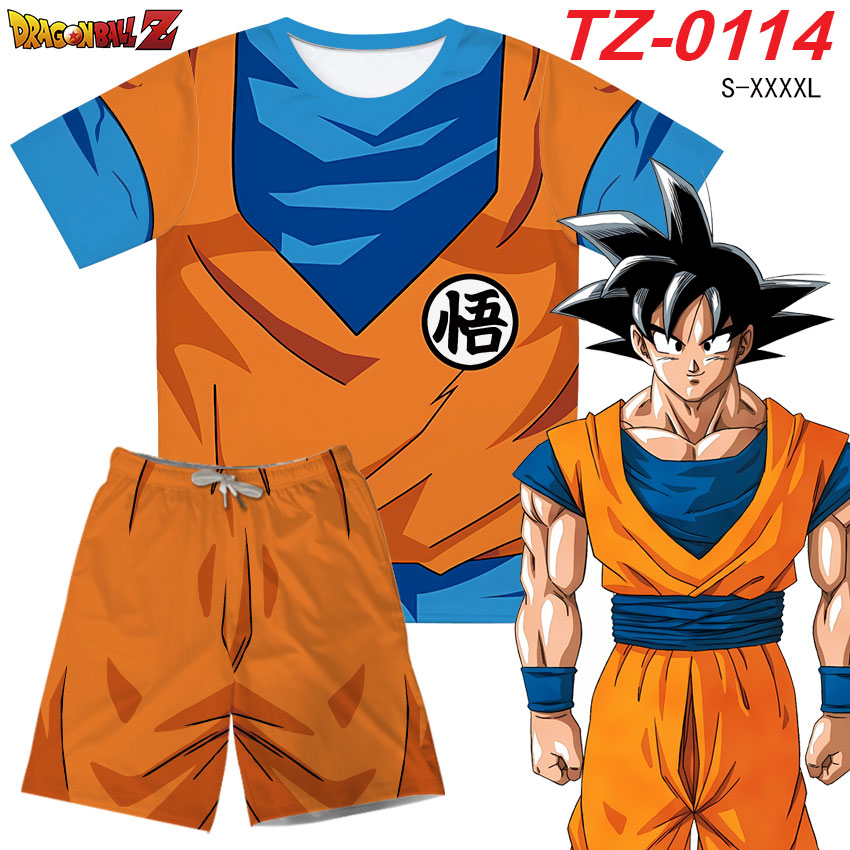 Dragon ball anime T-shirt+shorts