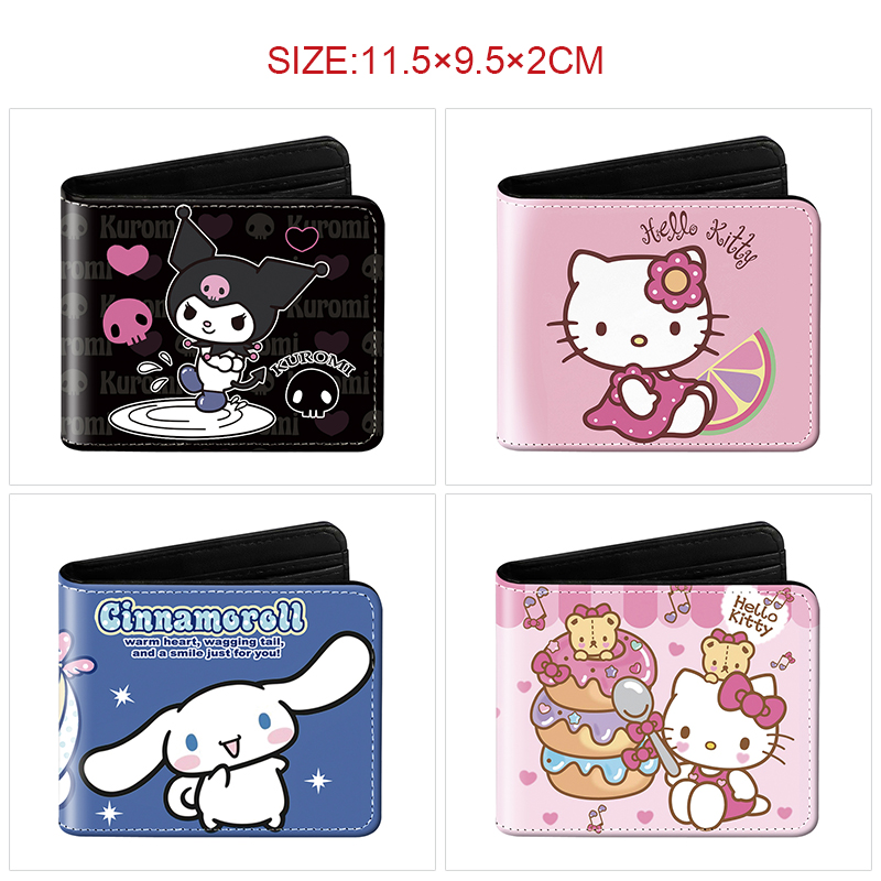 Kuromi anime wallet