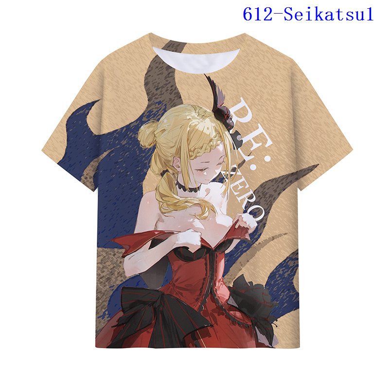 Re Zero Kara Hajimeru Isekai Seikatsu anime T-shirt