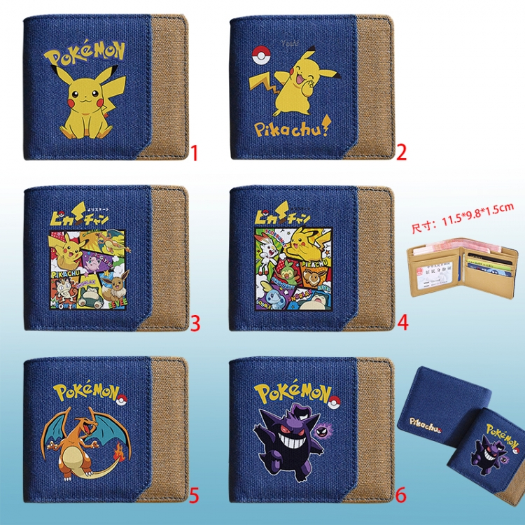 Pokemon anime wallet
