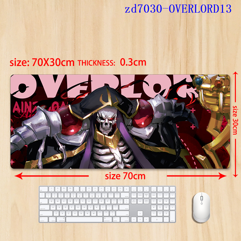 overload anime mouse pad 70*30*0.3cm（lockrand）