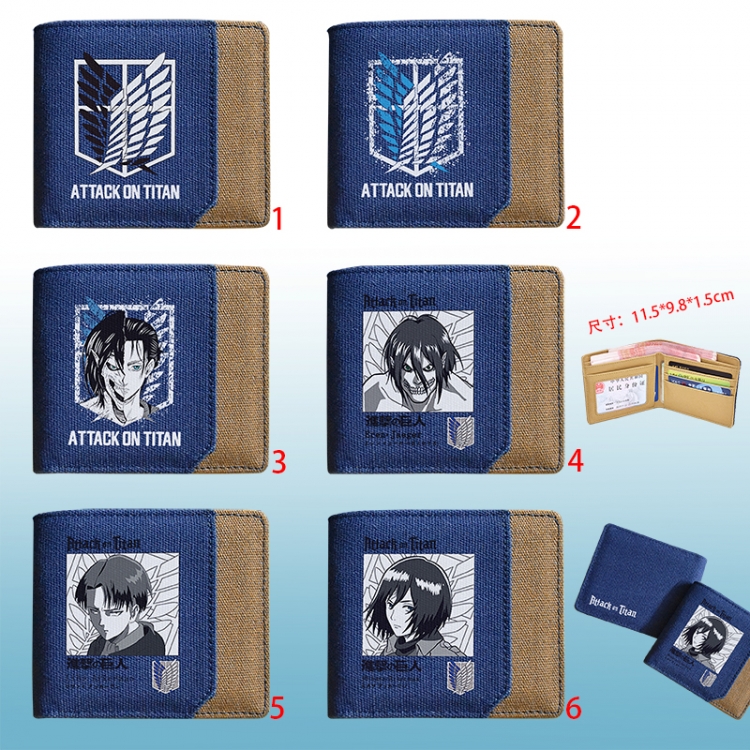 Attack on Titan anime wallet