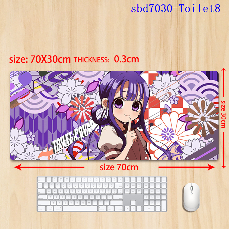 Toilet-bound hanako-kun anime mouse pad 70*30*0.3cm（lockrand）