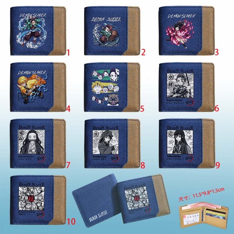 Demon slayer kimets anime wallet