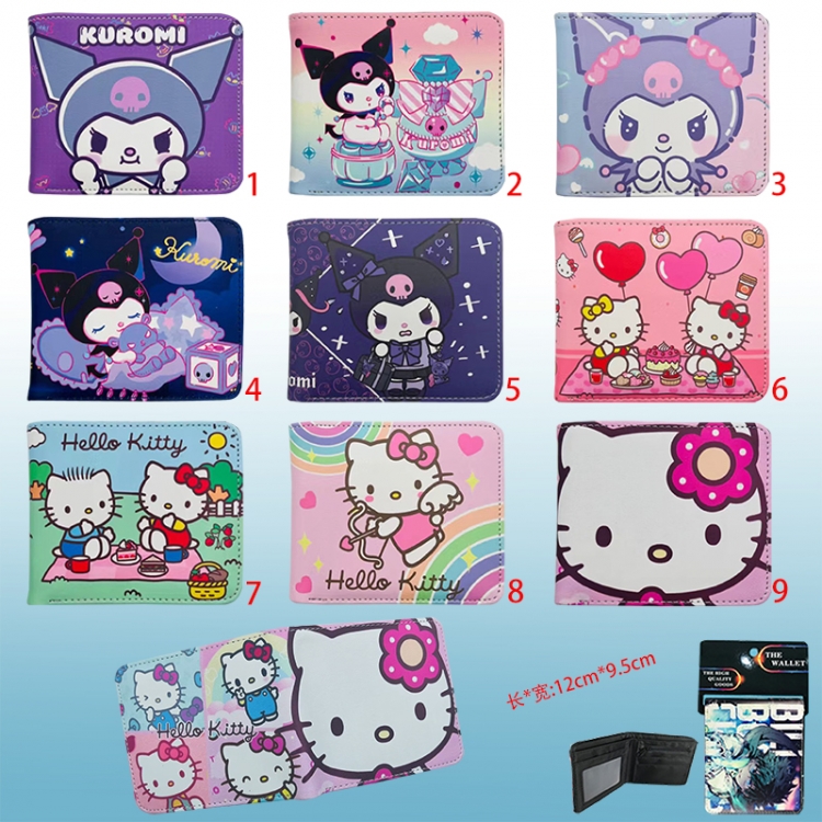 Kuromi anime wallet
