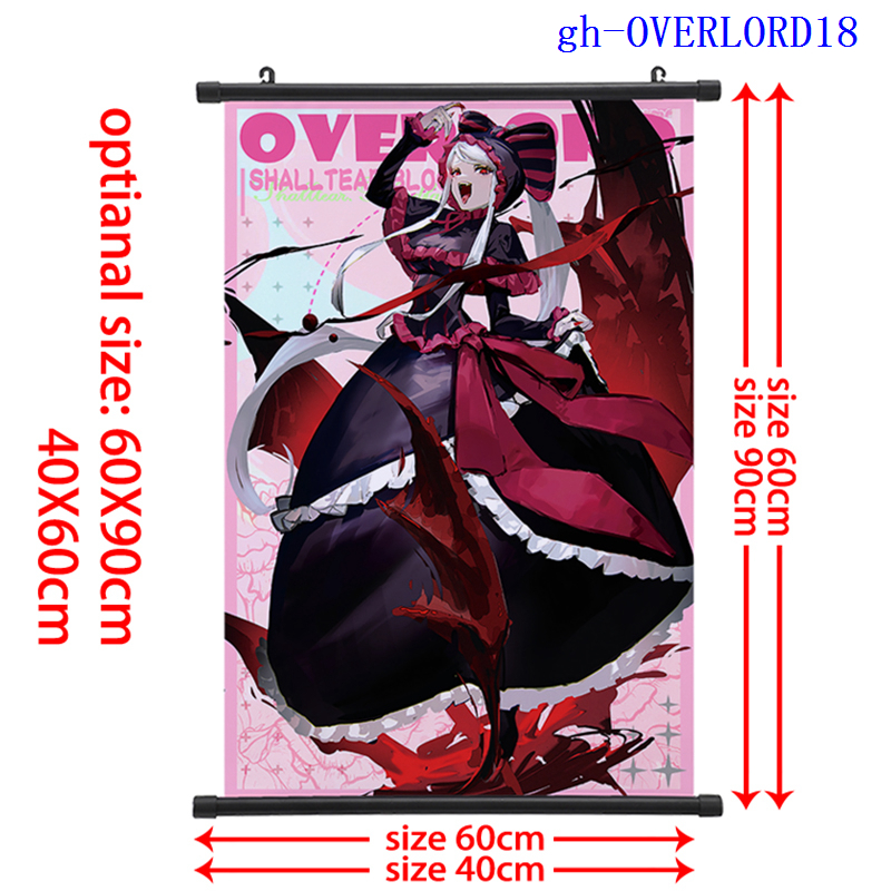 overload anime wallscroll 60*90cm