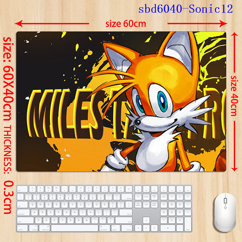 Sonic anime mouse pad 60*40*0.3cm（lockrand）