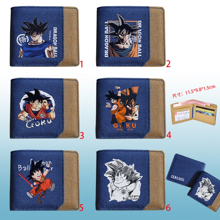 Dragon ball anime wallet