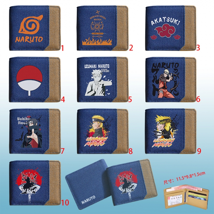 Naruto anime wallet