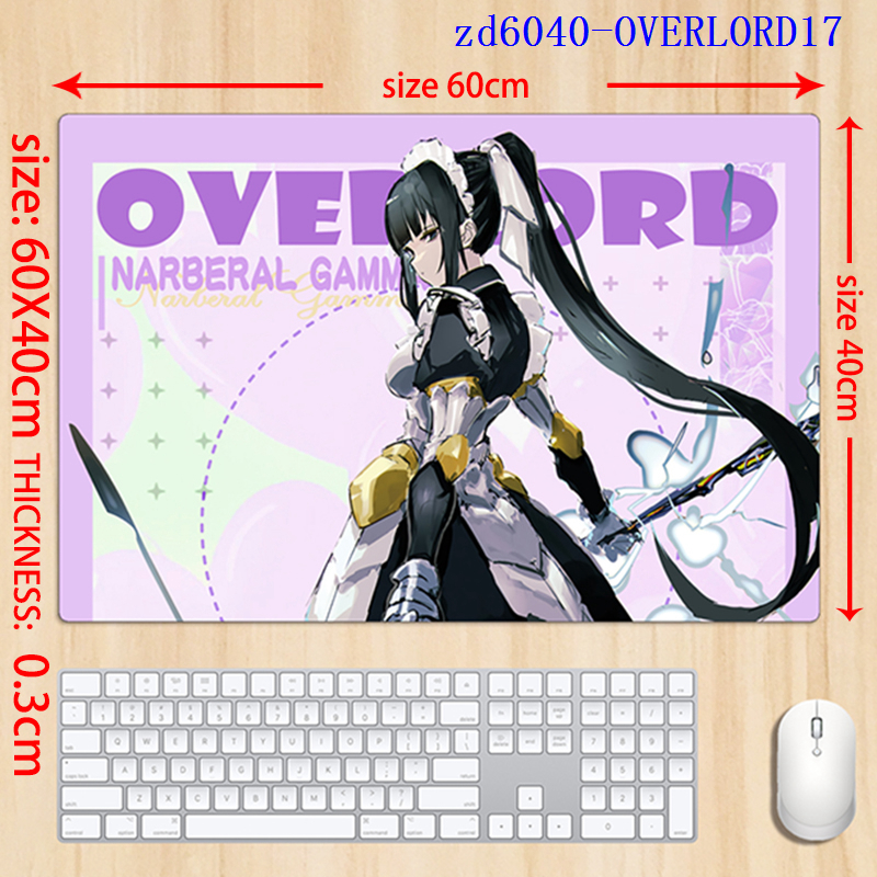 overload anime mouse pad 60*40*0.3cm（lockrand）
