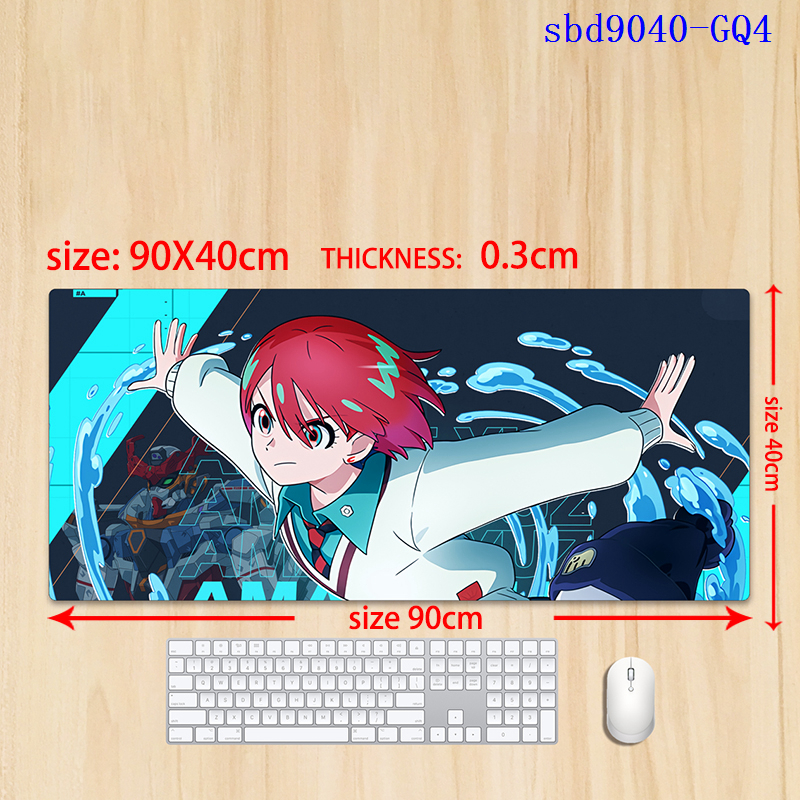 Gundam anime mouse pad 90*40*0.3cm（lockrand）
