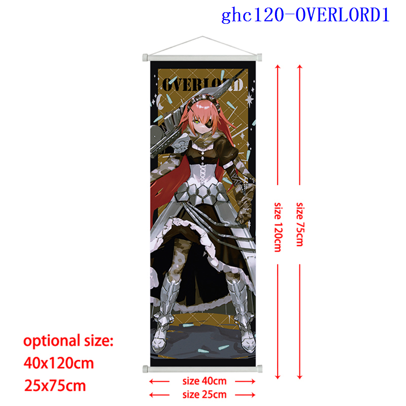 overload anime wallscroll 40*120cm