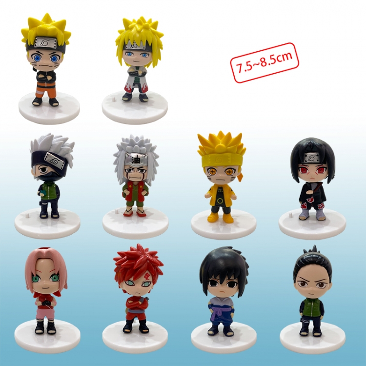 Naruto anime figure 7.5-8.5cm