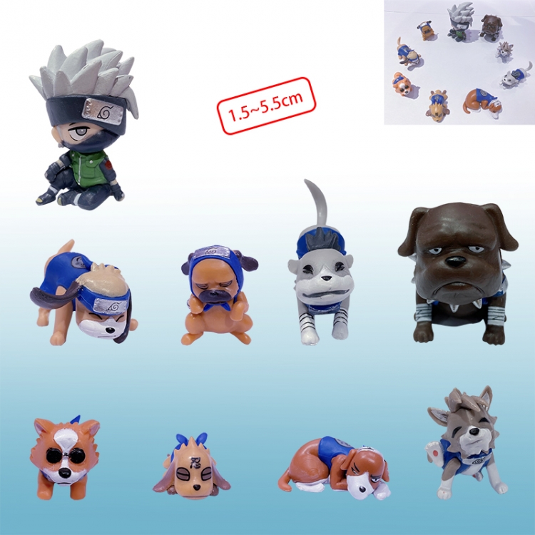 Naruto anime figure 1.5-5.5cm