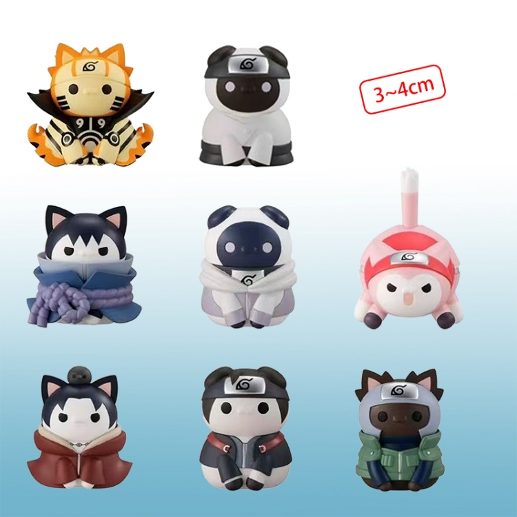 Naruto anime figure 3-4cm