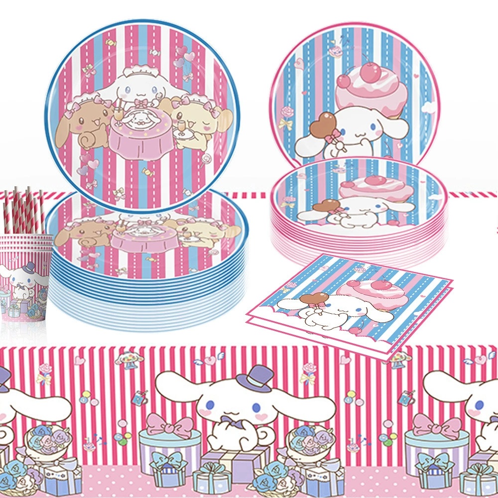 Kuromi anime disposable tableware for parties