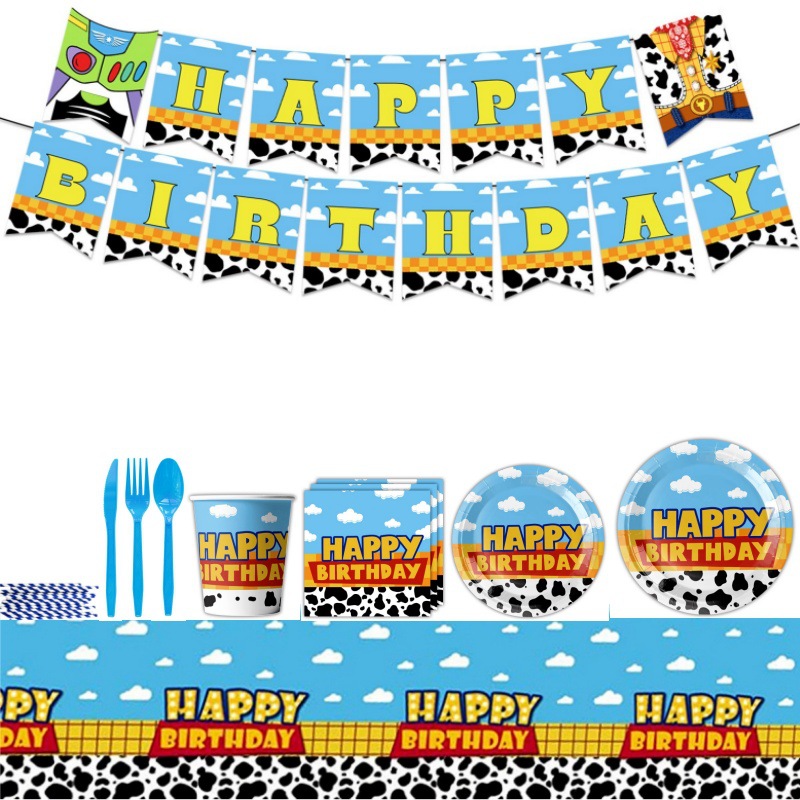 Toy Story anime disposable tableware for parties