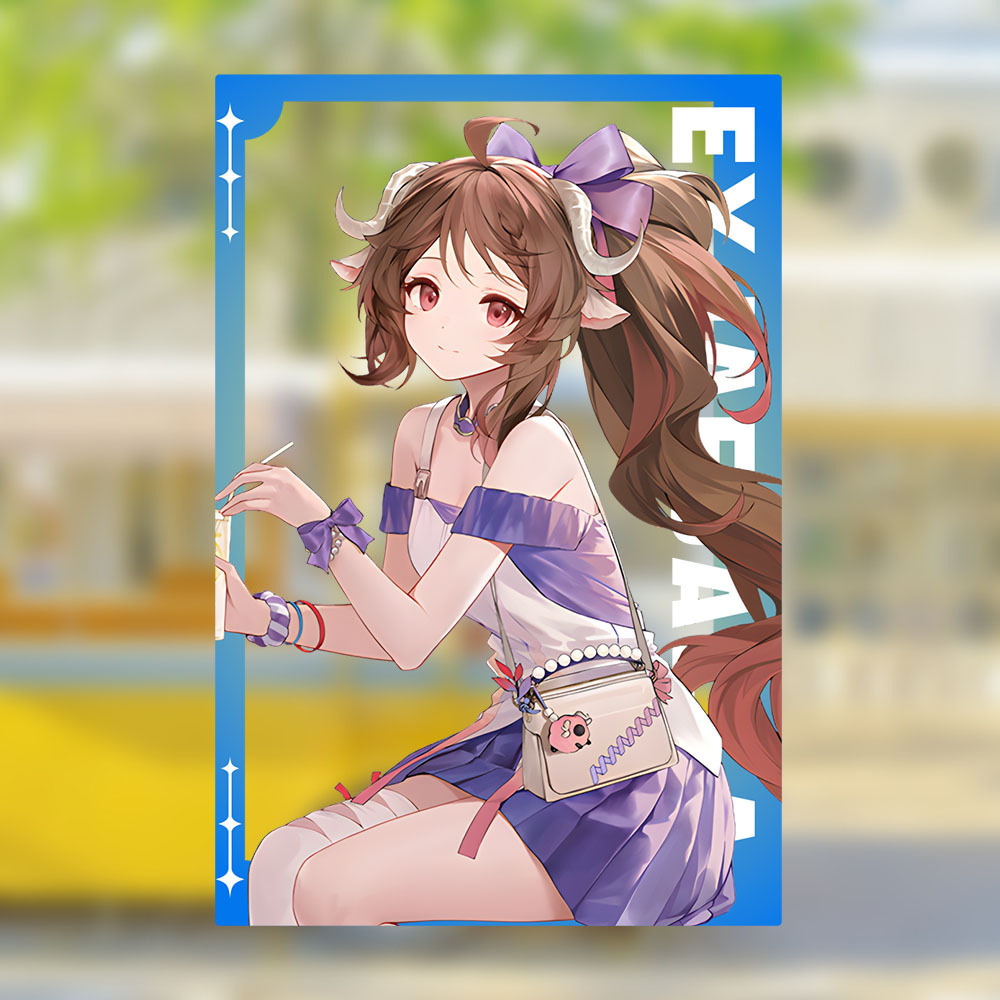 Arknights anime transparent card