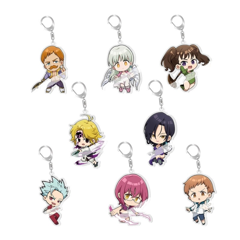 seven deadly sins  anime keychain