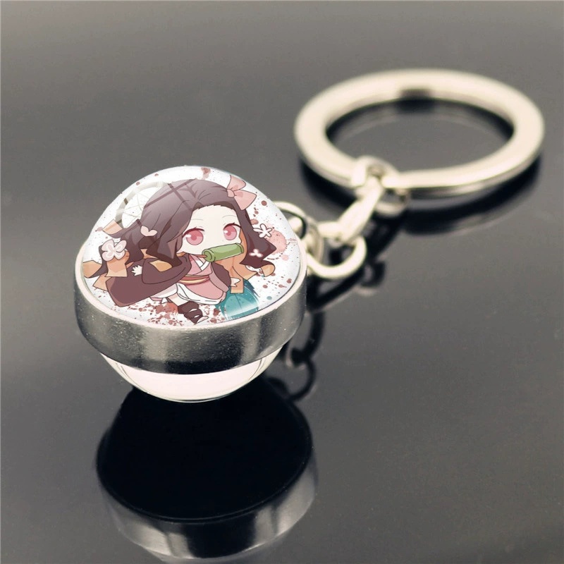 Demon slayer kimets anime keychain