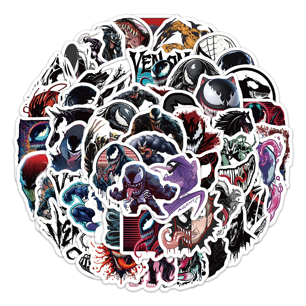 Venom anime waterproof stickers 60pcs a set