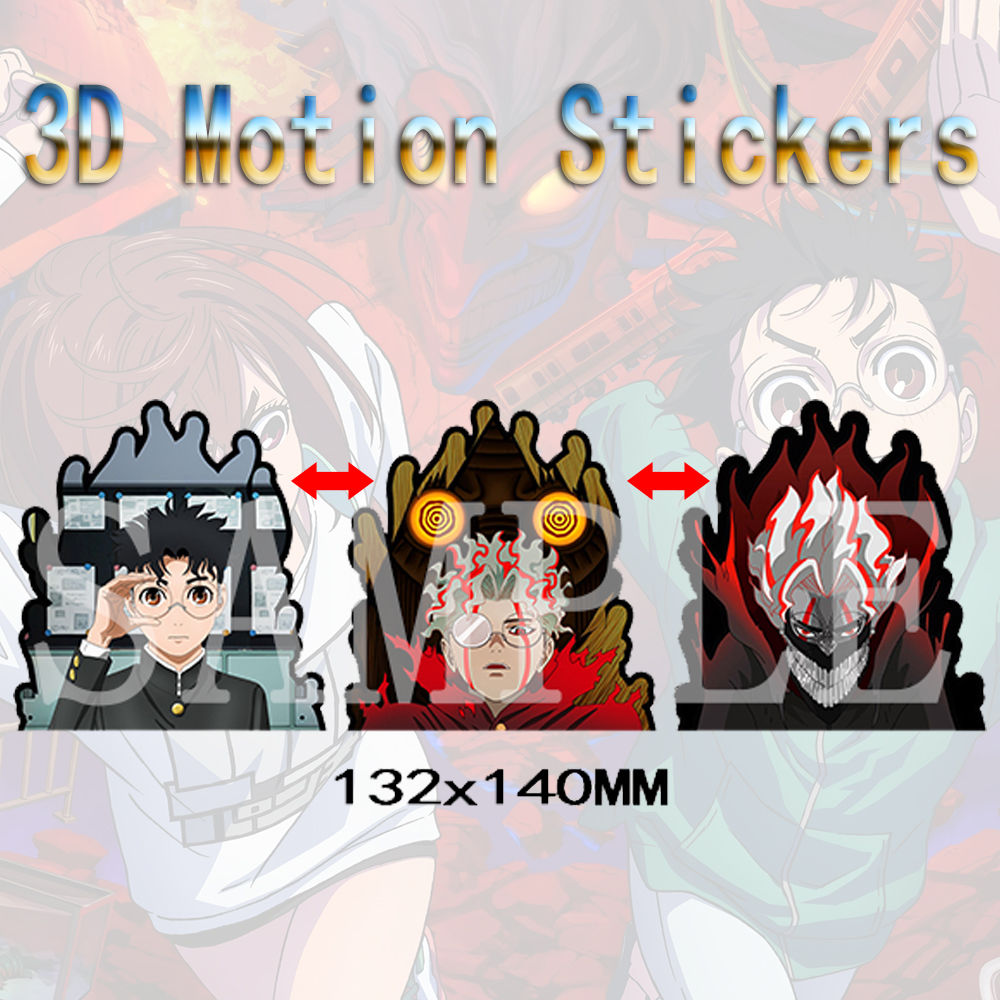 dandadan anime 3d sticker