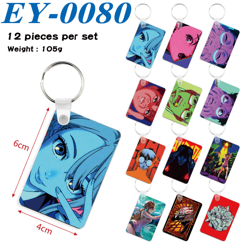 dandadan anime keychain 12 pcs a set