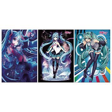 Hatsune Miku anime 3D stereoscopic poster raster gradient painting (core 29.5*39.5m)
