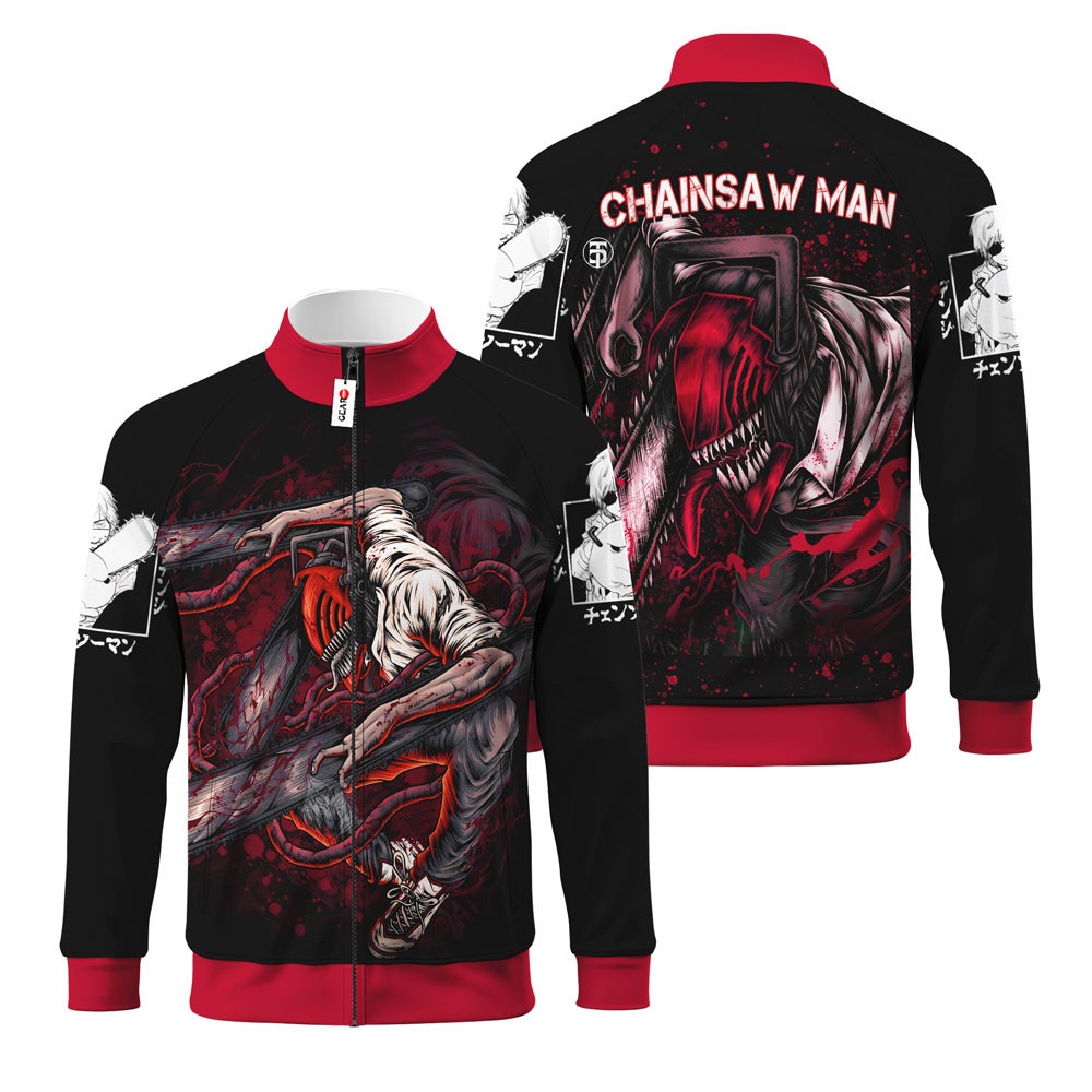 chainsaw man anime hoodie