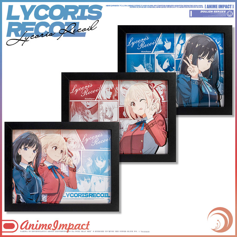Lycoris Recoil anime Picture frame painting