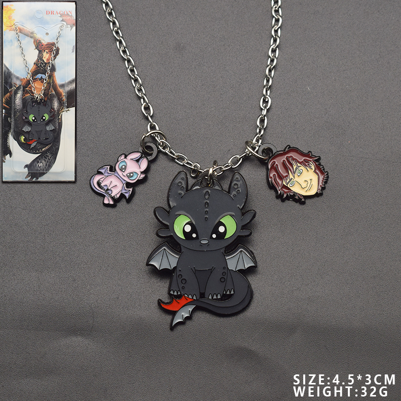 How to Train Your Dragon anime necklace