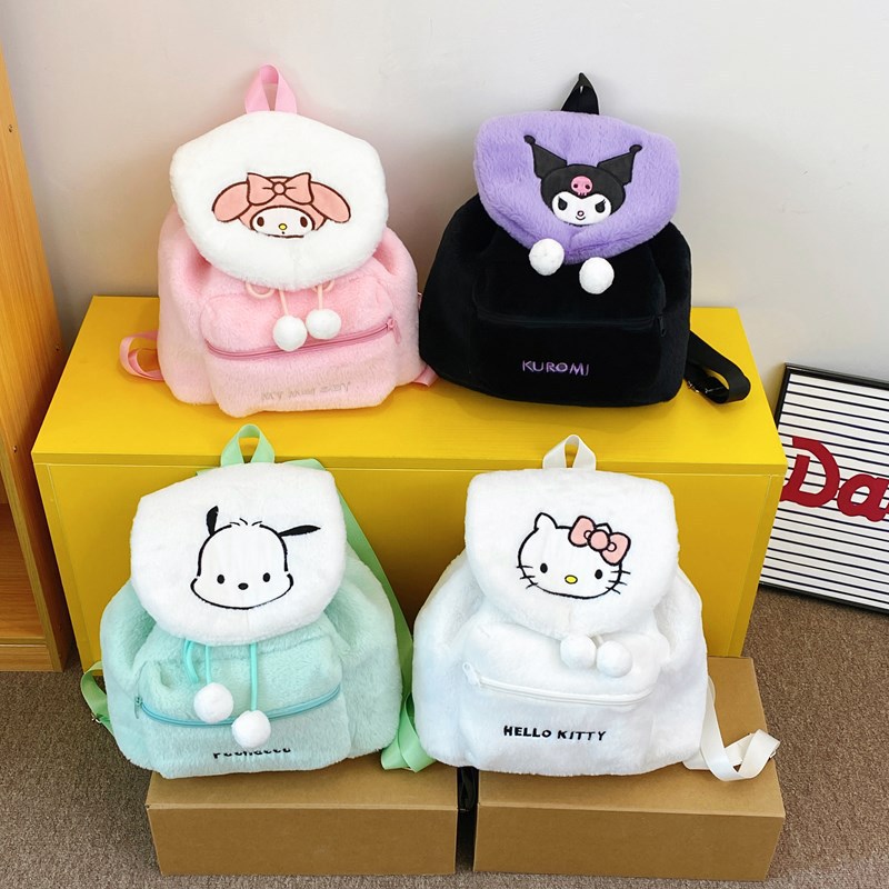 Kuromi anime plush backpack 37*37cm