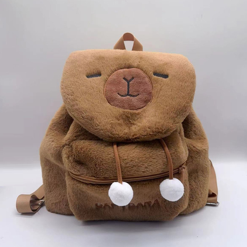 Capybara anime plush backpack 37*37cm