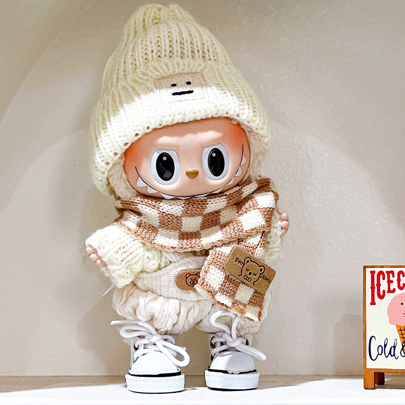 Labubu anime 17cm doll change clothes(excluding dolls)