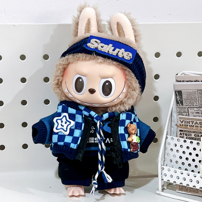 Labubu anime 17cm doll change clothes(excluding dolls)