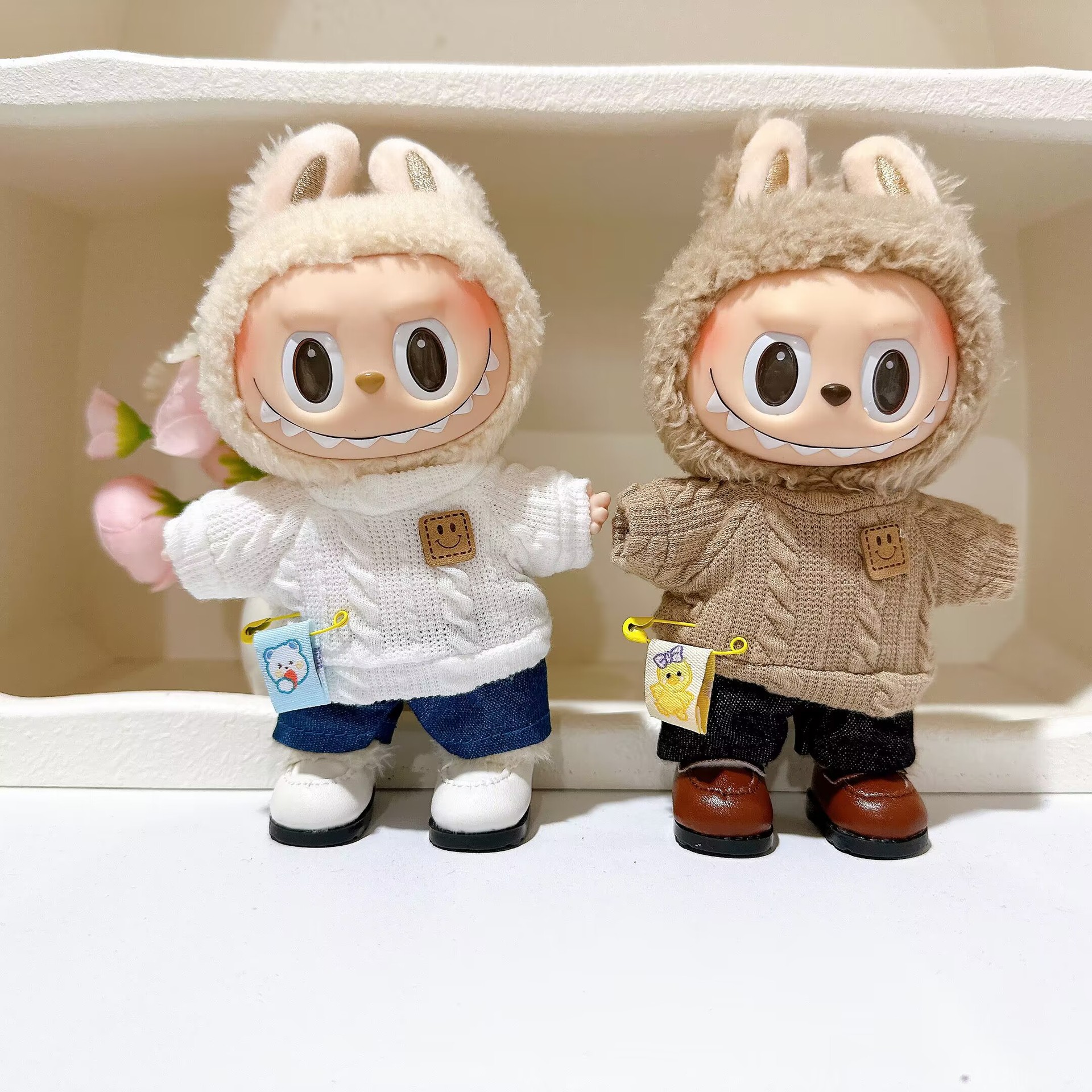 Labubu anime 17cm doll change clothes(excluding dolls)