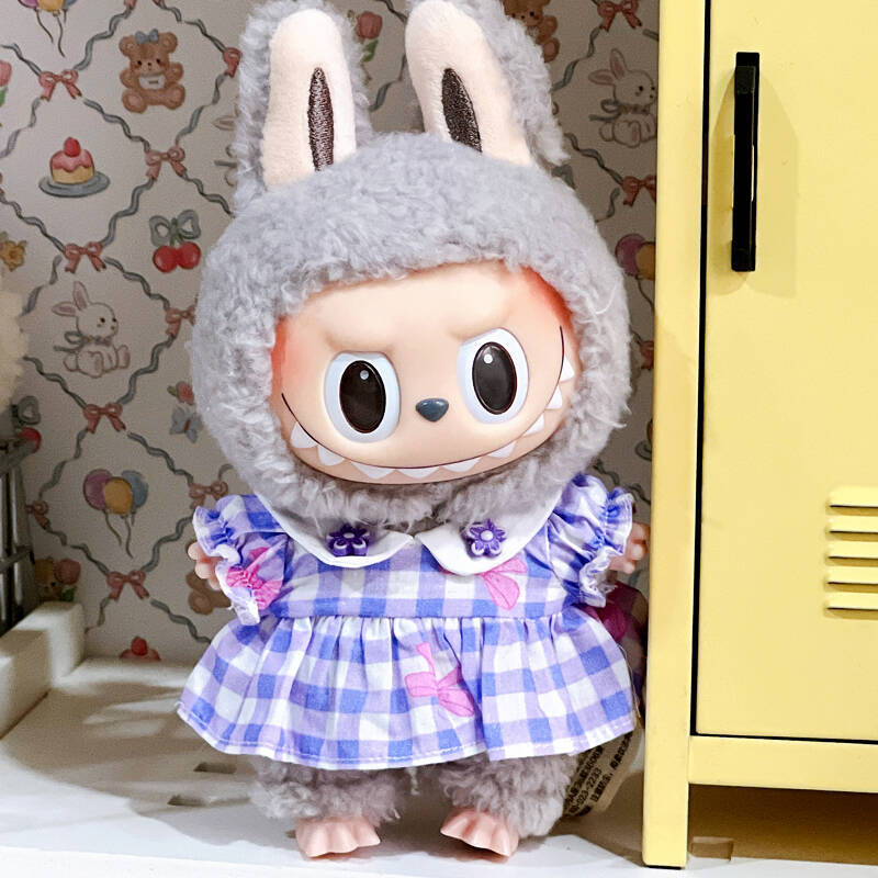 Labubu anime 17cm doll change clothes(excluding dolls)