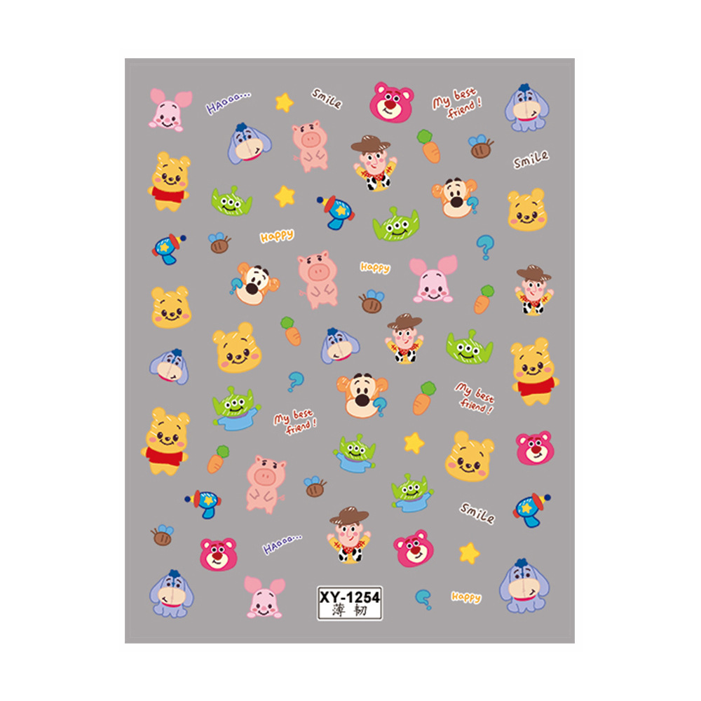 Toy Story anime 3D nail sticker