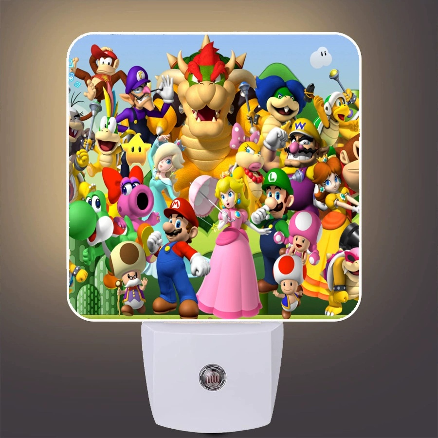 Super Mario anime acrylic light controlled night light 8.0cm*11.8cm*3.0cm