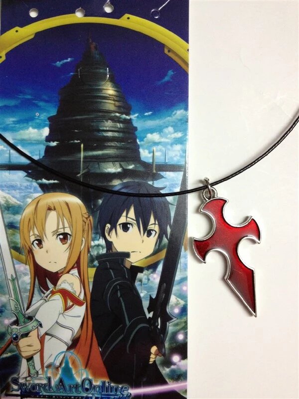 Sword art online anime necklace