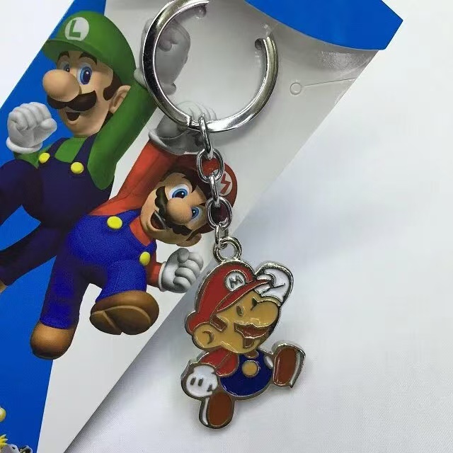 Super Mario anime keychain