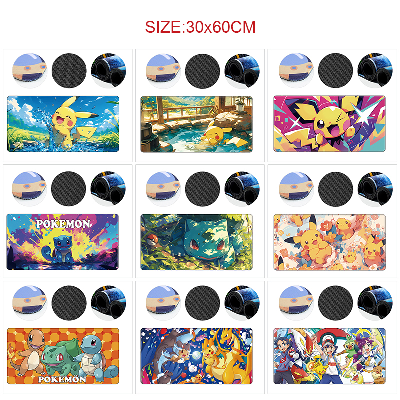 Pokemon anime Mouse pad 60*30cm