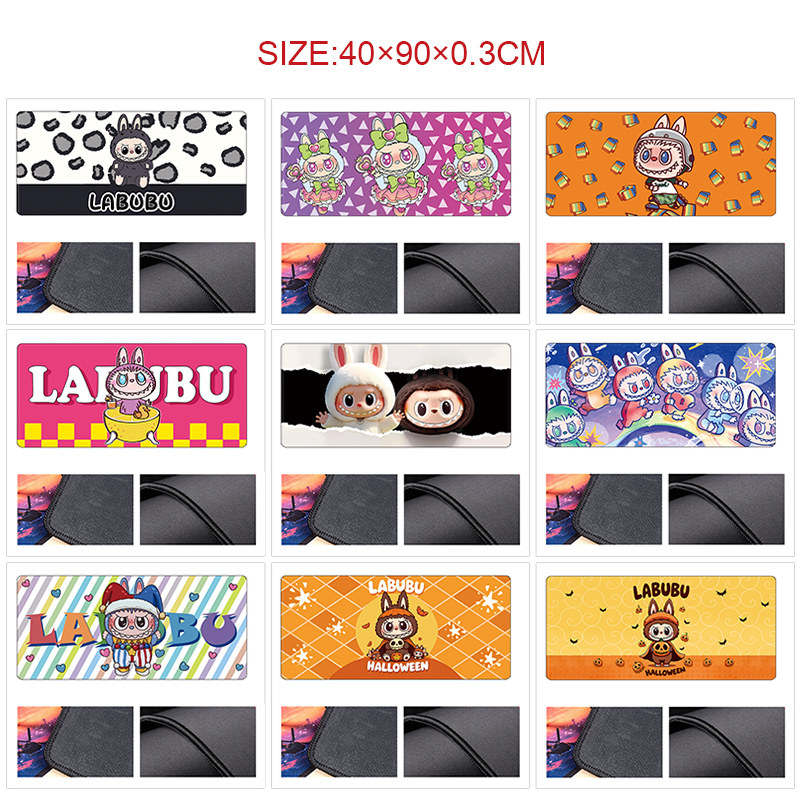 Labubu anime Mouse pad 90*40cm