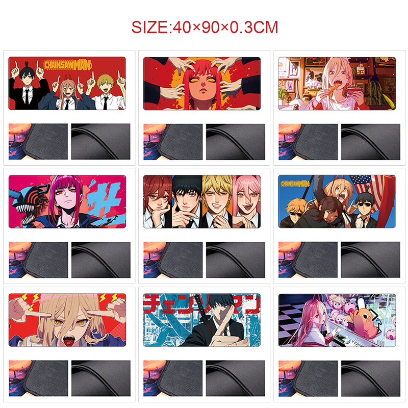chainsaw man anime Mouse pad 90*40cm